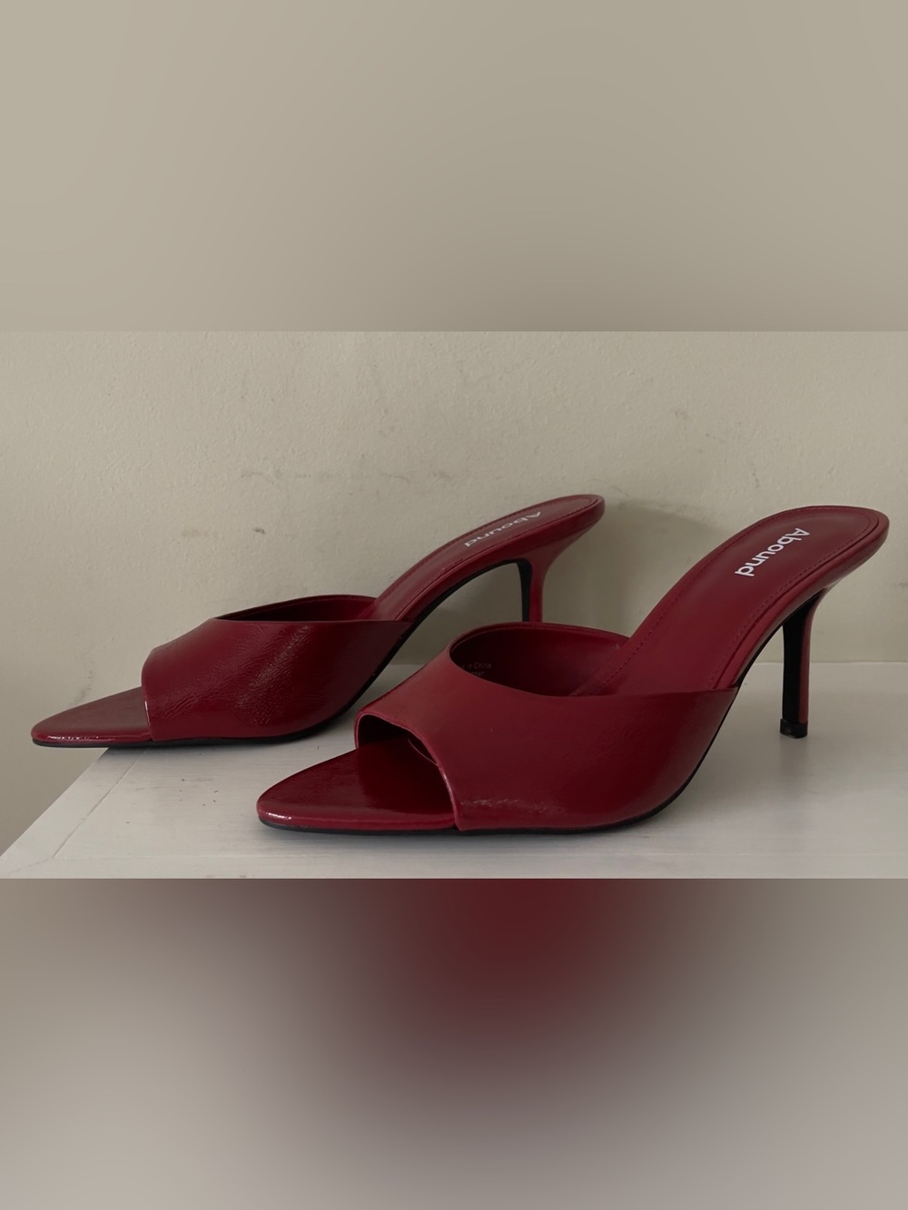Abound Orchid Burgundy Pointed Toe Slide Sandal NWT Size 9 - Picture 8 of 11
